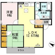 コスモスハイツの間取り画像