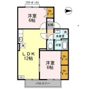 セジュール大津茂の間取り画像