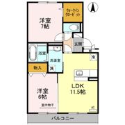 D-room福島の間取り画像