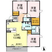セレスト・パレの間取り画像
