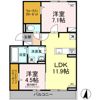 ソレイユ深津の間取り画像