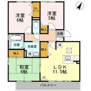 グランドュールFの間取り画像