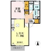 ディアコート フジタ B棟の間取り画像