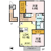 グリーンパーク市原B棟の間取り画像