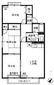 セジュールおぐら B棟の間取り画像