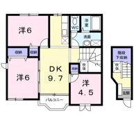 シャン・ド・フルールⅢの間取り画像