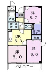 エスポワ－ルいずみ野の間取り画像