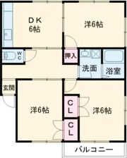 ビラ岸の上の間取り画像