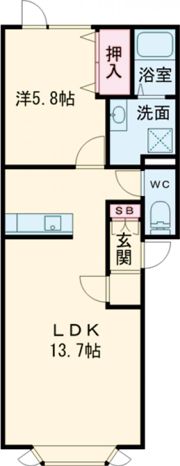 AQUA CityⅢの間取り画像