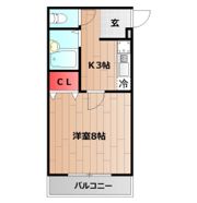 エントピアくるみⅡの間取り画像