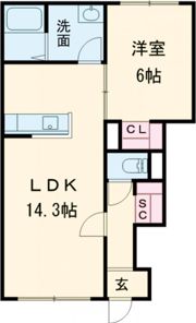 ティラトーレⅠの間取り画像