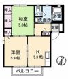 サリーレ太陽Ⅱ B棟の間取り画像