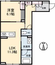 La Grandir（ラ・グランディール）の間取り画像