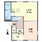 ファミール石川 Aの間取り画像