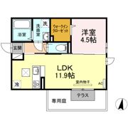 クレスト林 A棟の間取り画像