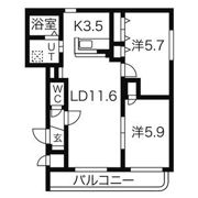 大光10番館の間取り画像