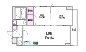 メゾンリブラOHSHITAの間取り画像