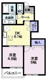 ベルク プラッツCの間取り画像