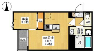 GRANDTIC IMA(グランティック イマ)の間取り画像