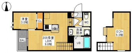 GRANDTIC IMA(グランティック イマ)の間取り画像