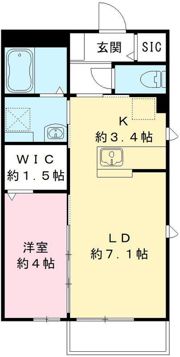 グランコートⅡの間取り画像