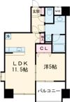 フォーエス新町の間取り画像
