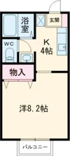 ソレアード遠見塚Ⅲの間取り画像