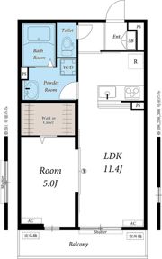 リブリ・シャイニー平松の間取り画像