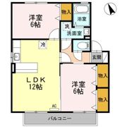 ソレアード Aの間取り画像