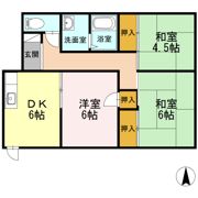 メイハイム Aの間取り画像
