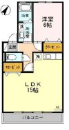 オランジュリー山本Ⅱの間取り画像