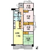 アーベインヒルズ向洋B棟の間取り画像