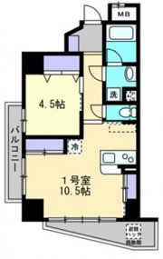 アルル五日市駅前の間取り画像