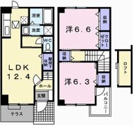 ファミールⅡの間取り画像