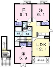 オランジュ・アムールの間取り画像