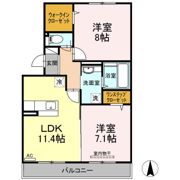 レガーロ Aの間取り画像