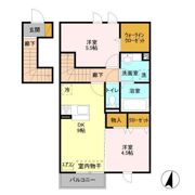 エミネンス Bの間取り画像