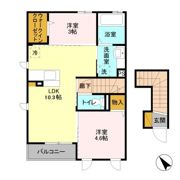 クレセントⅡの間取り画像