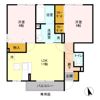 晄颯 弐の間取り画像