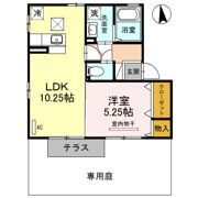 メゾンフラッシュ Ⅱの間取り画像