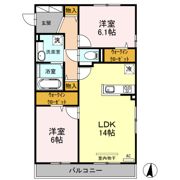 Sky Terrace石橋の間取り画像