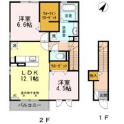 オーレ日吉Ⅱの間取り画像