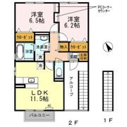 グラシアスⅢの間取り画像