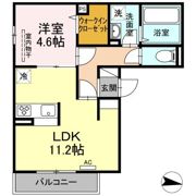 ルミエール手城 D棟の間取り画像