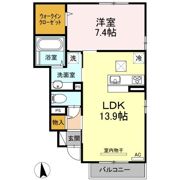 ラ・ネージュの間取り画像