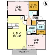 シャルマン Ⅰの間取り画像