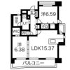 パラシオン西新の間取り画像