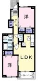 プラシード ツバサ Ⅱの間取り画像