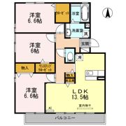 D-room西塚の間取り画像