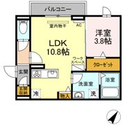 歩夢Ⅲの間取り画像